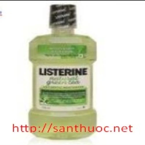Listerine Natural Green Tea 500ml - Nước súc miệng hiệu quả