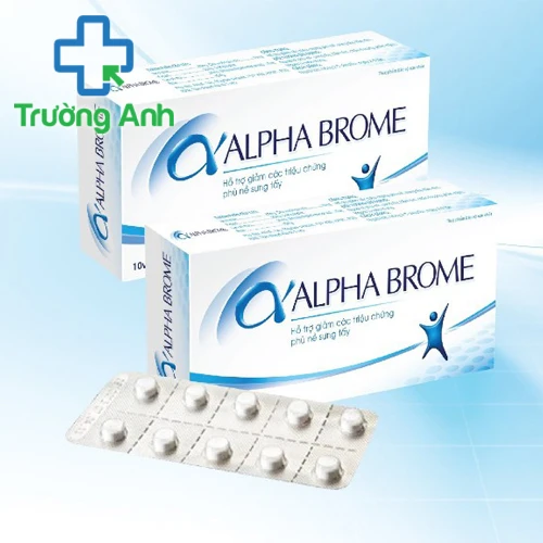Alpha Brome - Hỗ trợ giảm các triệu chứng phù nề, sưng tấy