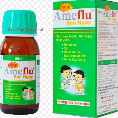 Ameflu Day Syr.60ml - Thuốc điều trị cảm lạnh, cảm cúm hiệu quả