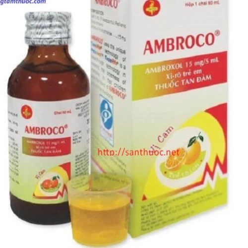 Ambroco Syr.60ml-30ml - Thuốc giúp điều trị các bệnh đường hô hấp hiệu quả