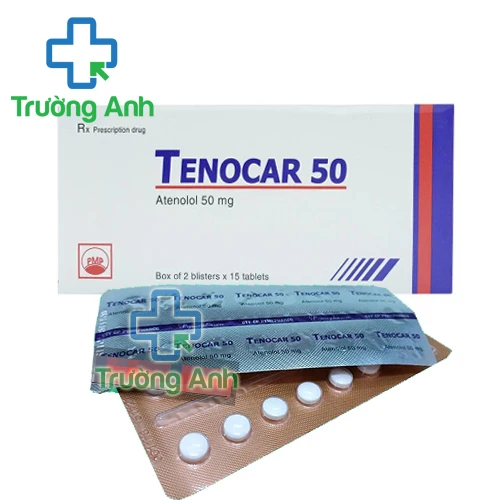 Tenocar 50 - Thuốc điều trị cao huyết áp, đau thắt ngực của Pymepharco