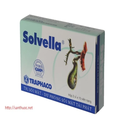 Solvella - Thuốc điều trị sỏi mật hiệu quả