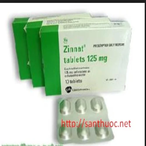 Zinnat 125mg - Thuốc điều trị nhiễm khuẩn hiệu quả