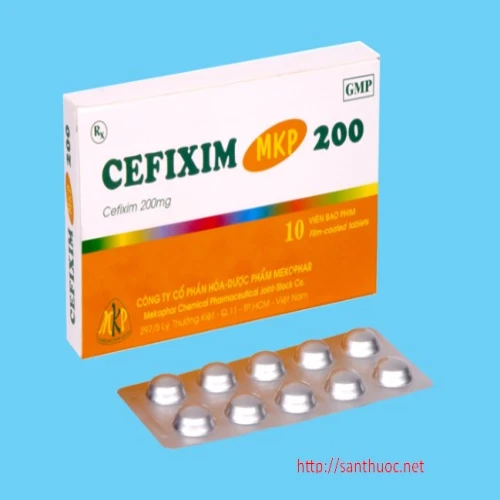 Cefixim 200mg MKP - Thuốc điều trị nhiễm khuẩn hiệu quả