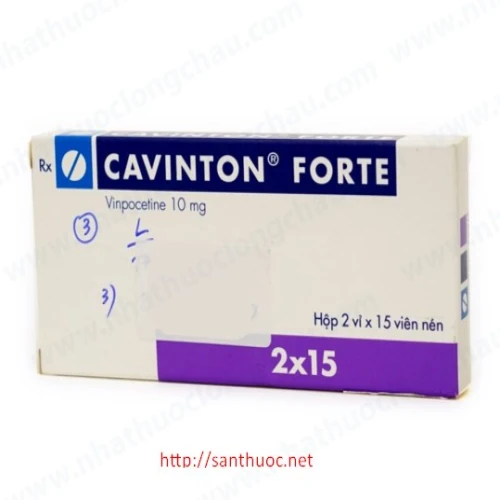 Cavinton Forte - Thuốc điều trị rối loạn tuần hoàn não hiệu quả