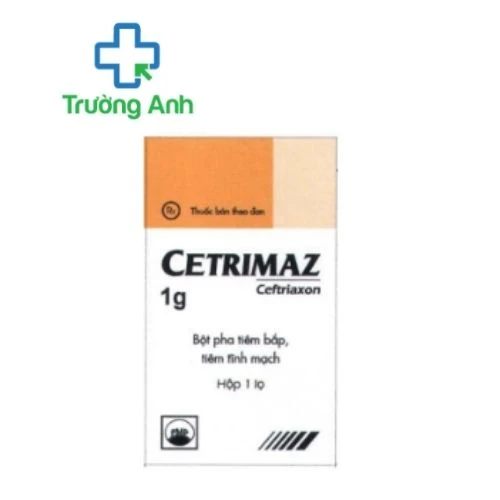 CETRIMAZ 1g - Thuốc điều trị nhiễm khuẩn nặng của Pymepharco