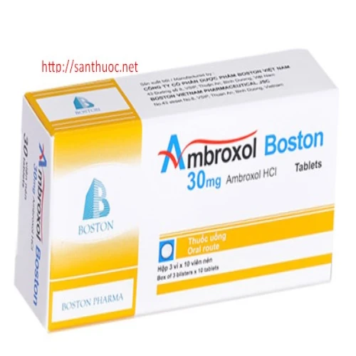 Ambroxol Boston 30mg - Thuốc giúp điều trị các bệnh đường hô hấp hiệu quả