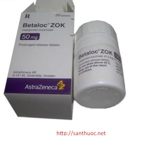 Betaloc ZOK 50mg - Thuốc tim mạch hiệu quả