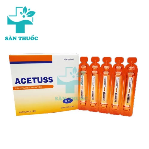 Acetuss 200mg/10ml Hamedi - Điều trị bệnh nhầy nhớt