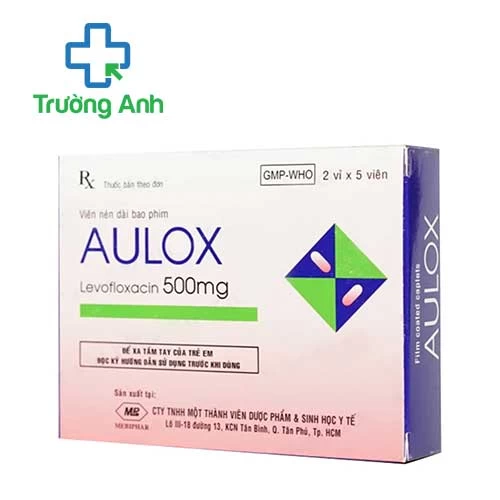 Aulox 500mg Mebiphar - Thuốc điều trị nhiễm khuẩn vừa và nhẹ