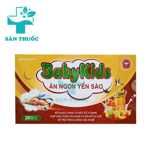BabyKids Ăn Ngon Yến Sào - Hỗ trợ cải thiện tình trạng biến ăn