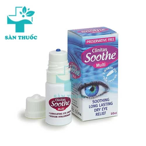 Clinitas Soothe Dry Eye Relief Drops - Hỗ trợ giảm khô mắt