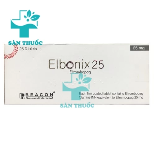 Elbonix 25mg/50mg - Tăng tiểu cầu, trị thiếu máu của Bangladesh