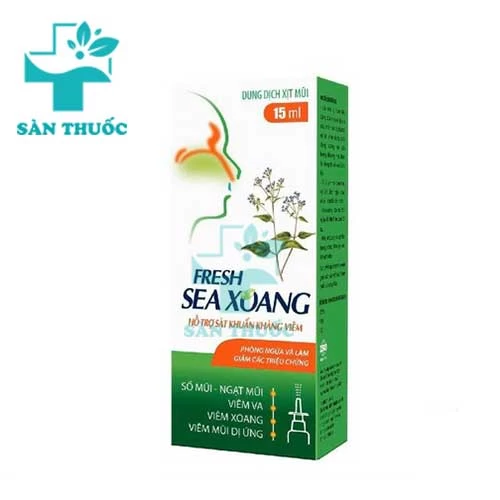 Fresh Sea Xoang - Hỗ trợ điều trị ngạt mũi, sổ mũi, viêm xoang