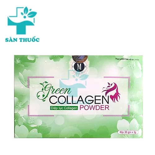 Green Collagen Powder Medistar - Giúp đẹp da, cân bằng nội tiết
