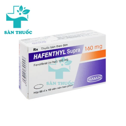 Hafenthyl Supra 160mg Hasan - Điều trị tăng cholesterol máu