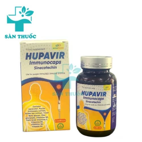 Hupavir Immunocaps - Hỗ trợ tăng cường sức đề kháng cho cơ thể