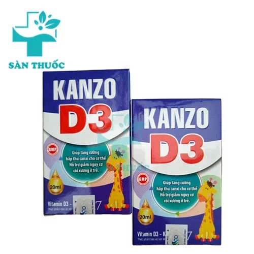 Kanzo D3 Medipharma - Giúp bổ sung dưỡng chất cho xương chắc khỏe