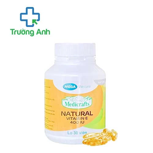 Medicrafts Natural Vitamin E 400IU (30 viên) - Bổ sung Viamin E