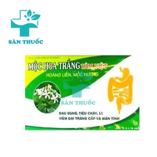 Mộc hoa trắng Tâm Việt Đại Uy - Hỗ trợ điều trị bệnh tiêu chảy