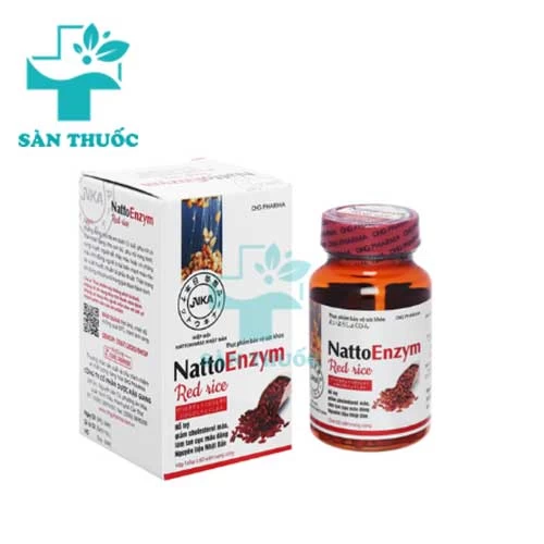 NattoEnzym Red Rice DHG Pharma -Giúp làm tan các cụ máu đông