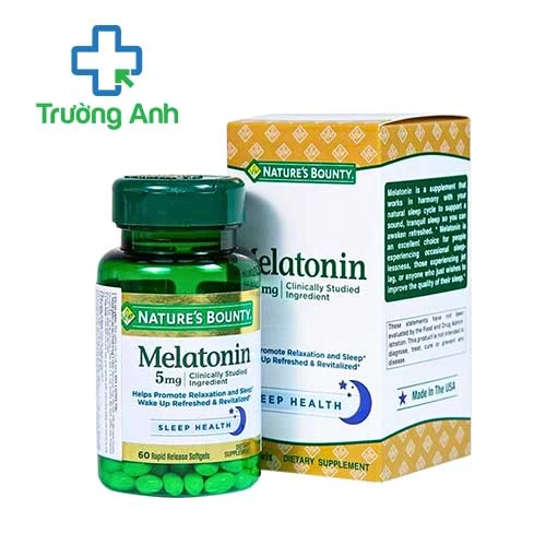 Nature's Bounty Melatonin 5mg - Hỗ trợ cải thiện giấc ngủ