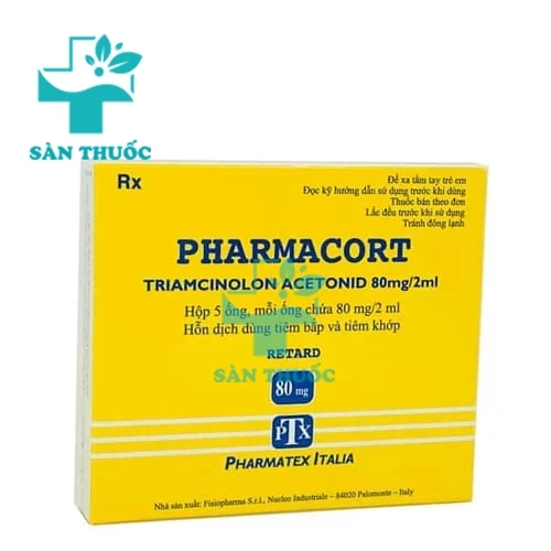 PHARMACORT- Thuốc điều trị bệnh viêm khớp hiệu quả của Ý