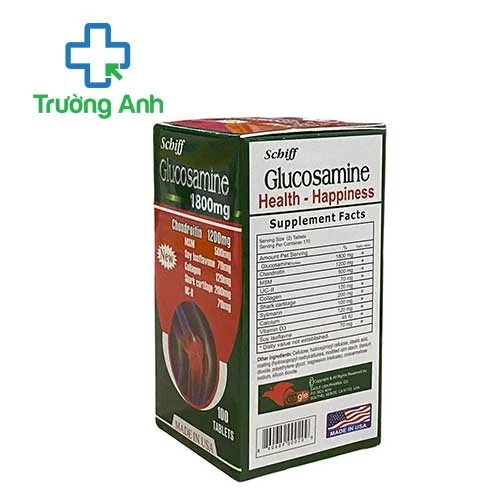 Schiff Glucosamine 1800mg - Hỗ trợ điều trị thoái hóa khớp