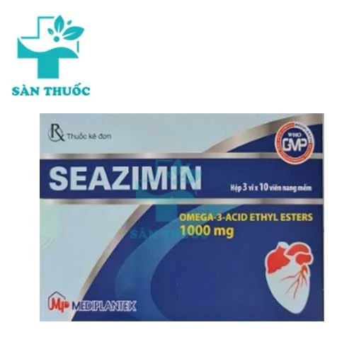 Seazimin 1000mg Mediplantex - Hỗ trợ ngừa nhồi máu cơ tim