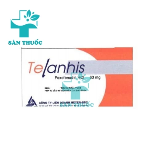 Telanhis 60mg - Thuốc chống dị ứng hiệu quả