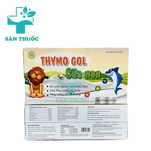 Thymo Gol Sữa non Giang Nam Group - Hỗ trợ ăn ngon, tăng đề kháng