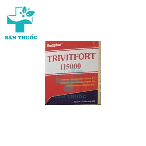 Trivitfort H5000 Mediphar - Giúp bổ sung vitamin nhóm B cho cơ thể