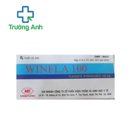 Winfla 100 Mebiphar - Thuốc điều trị co thắt đường tiết niệu