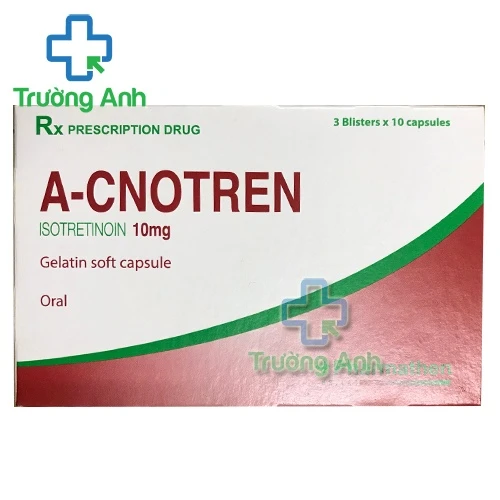 A-Cnotren 10mg – Thuốc điều trị mụn trứng cá hiệu quả của Greece
