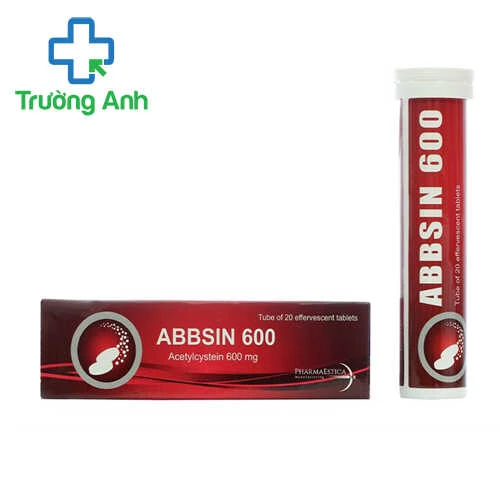 Abbsin 600mg PharmaEstica - Thuốc tiêu nhầy hô hấp hiệu quả