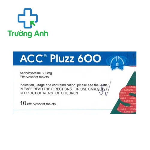 Acc Pluzz 600 - Thuốc tiêu nhầy đường hô hấp hiệu quả của Đức