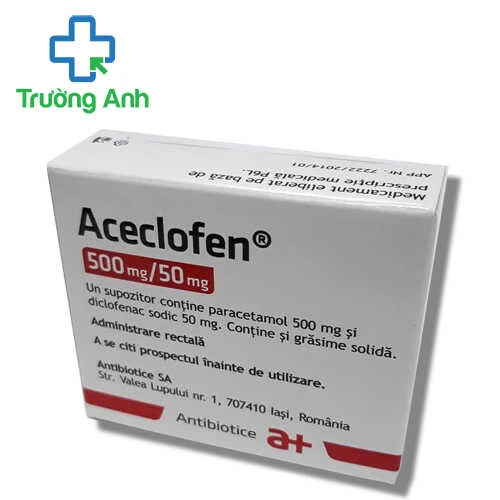 Aceclofen 500mg/50mg Antibiotice - Thuốc giảm đau hiệu quả