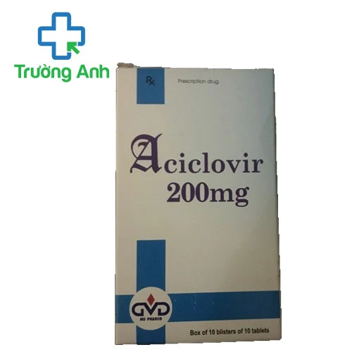 Aciclovir 200mg MD Pharco - Thuốc trị Herpes Simplex hiệu quả