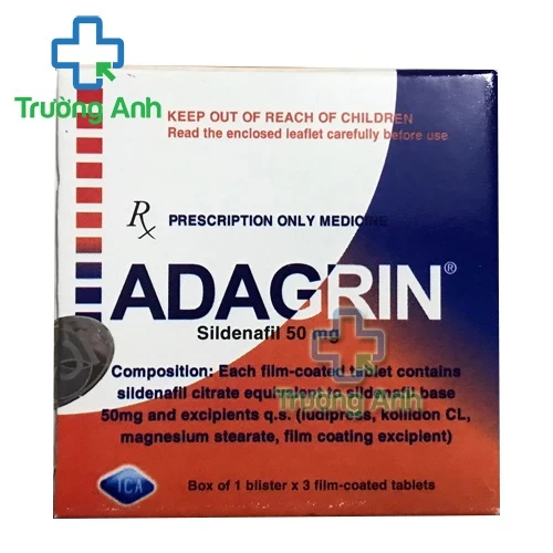 ADAGRIN thuốc điều trị rối loạn cương dương