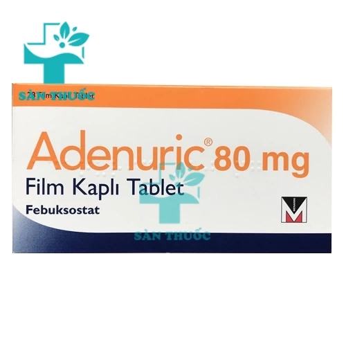 Adenuric 80mg Menarini - Thuốc điều trị tăng acid uric huyết