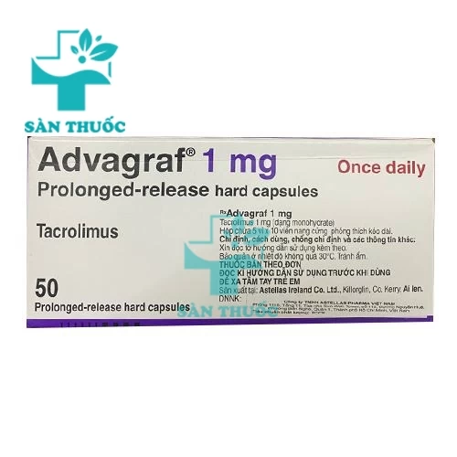 Advagraf 1mg Astellas - Thuốc chống thải ghép nội tạng