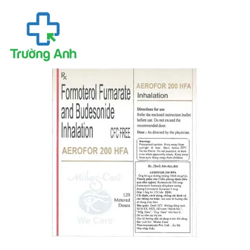 Aerofor 200 Hfa - Thuốc điều trị bệnh hen suyễn hiệu quả