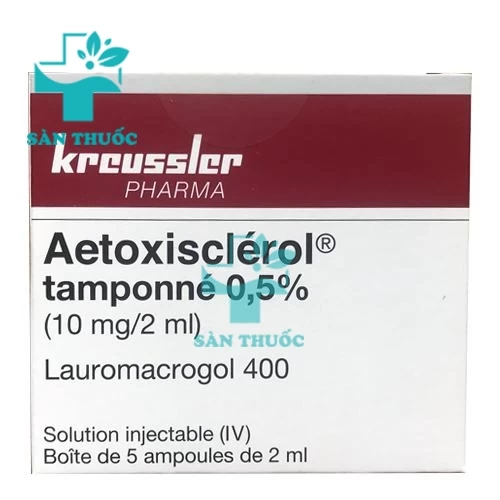 Aetoxisclerol Tamponne 0,5% - Thuốc điều trị giãn tĩnh mạch