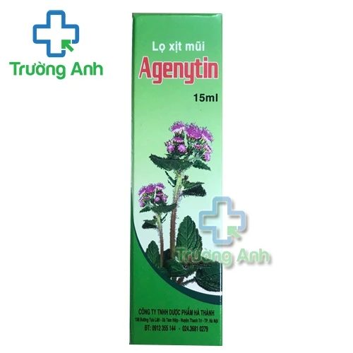 Agenytin 15ml – sản phẩm hỗ trợ điều trị Viêm mũi dị ứng