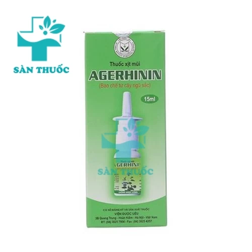 Agerhinin Spr.15ml - Thuốc xịt mũi hiệu quả (10 hộp)