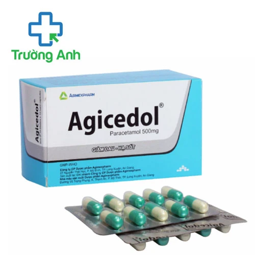 Agicedol 500mg - Thuốc giảm đau, hạ sốt của Agimexpharm