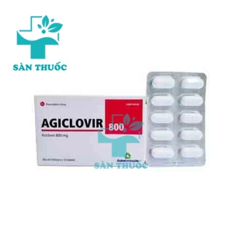 AGICLOVIR 800 mg - Thuốc điều trị nhiễm khuẩn của Agimexpharm