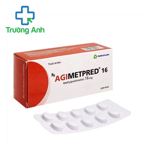Agimetpred 16 - Thuốc chống viêm hiệu quả của Agimexpharm