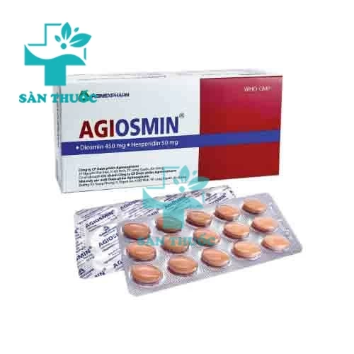 AGIOSMIN - Thuốc điều trị các bệnh về thành mạch hiệu quả