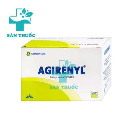 AGIRENYL - Thuốc điều trị các bệnh do thiếu hụt Vitamin A gây ra